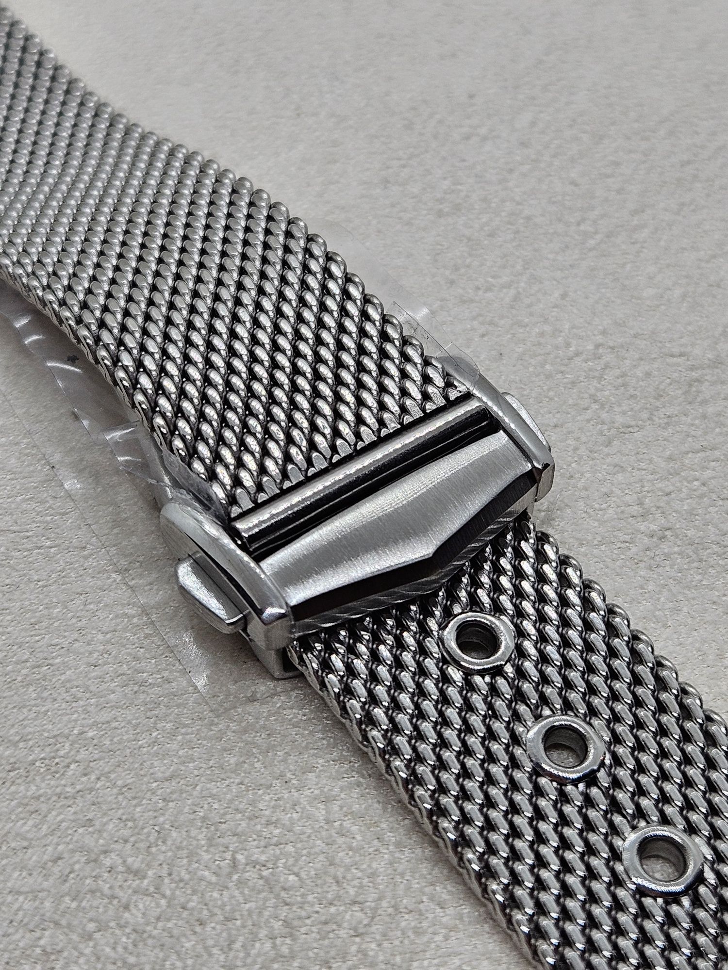 Pasek bransoleta mesh 20mm Motylek jak Seamaster Bond