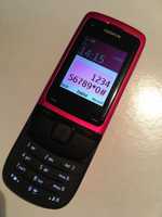 Nokia C2-05 rozsuwany telefon bez blokady simlock slider różowy