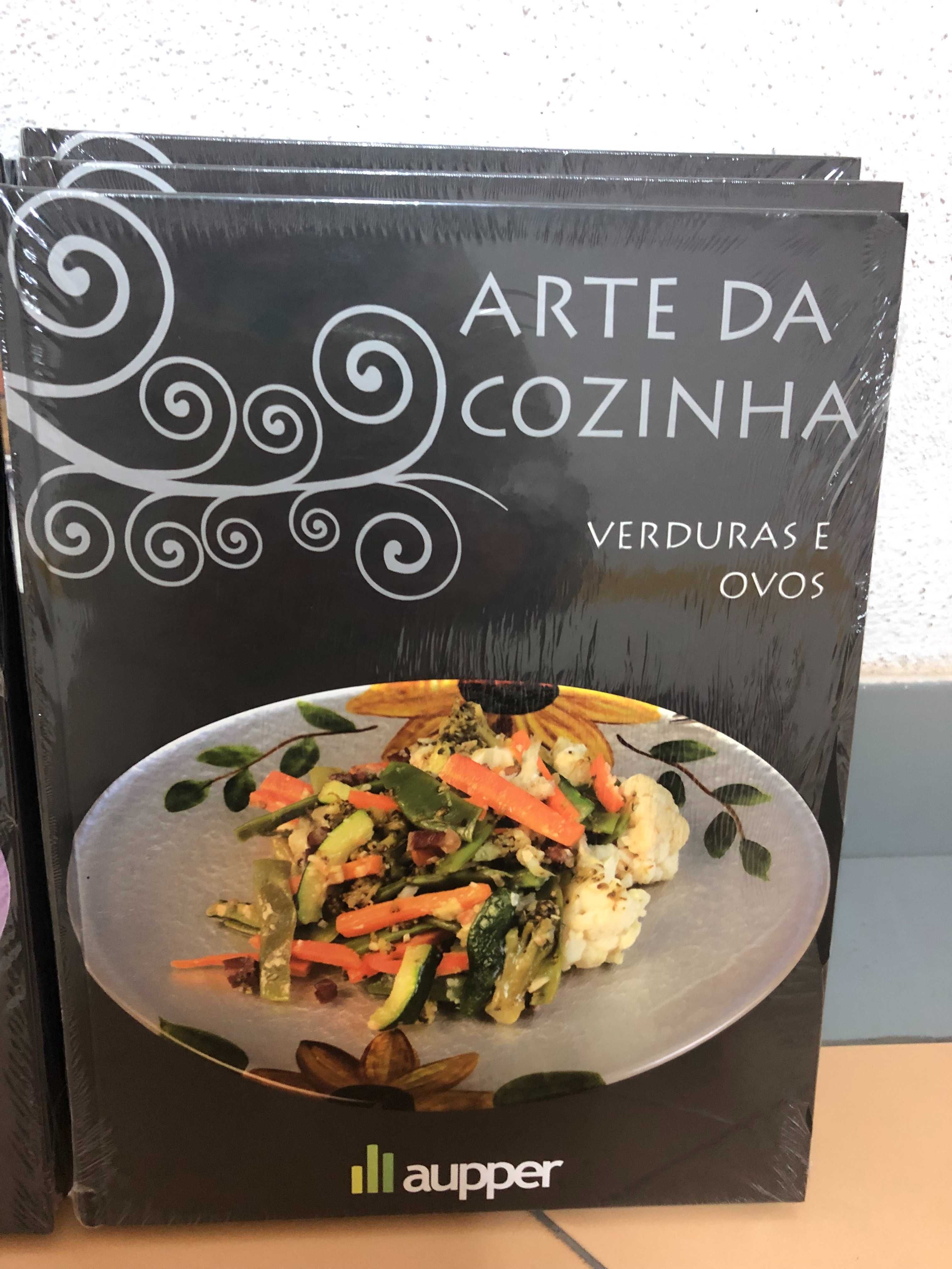 Conjunto de 9 livros de culinaria