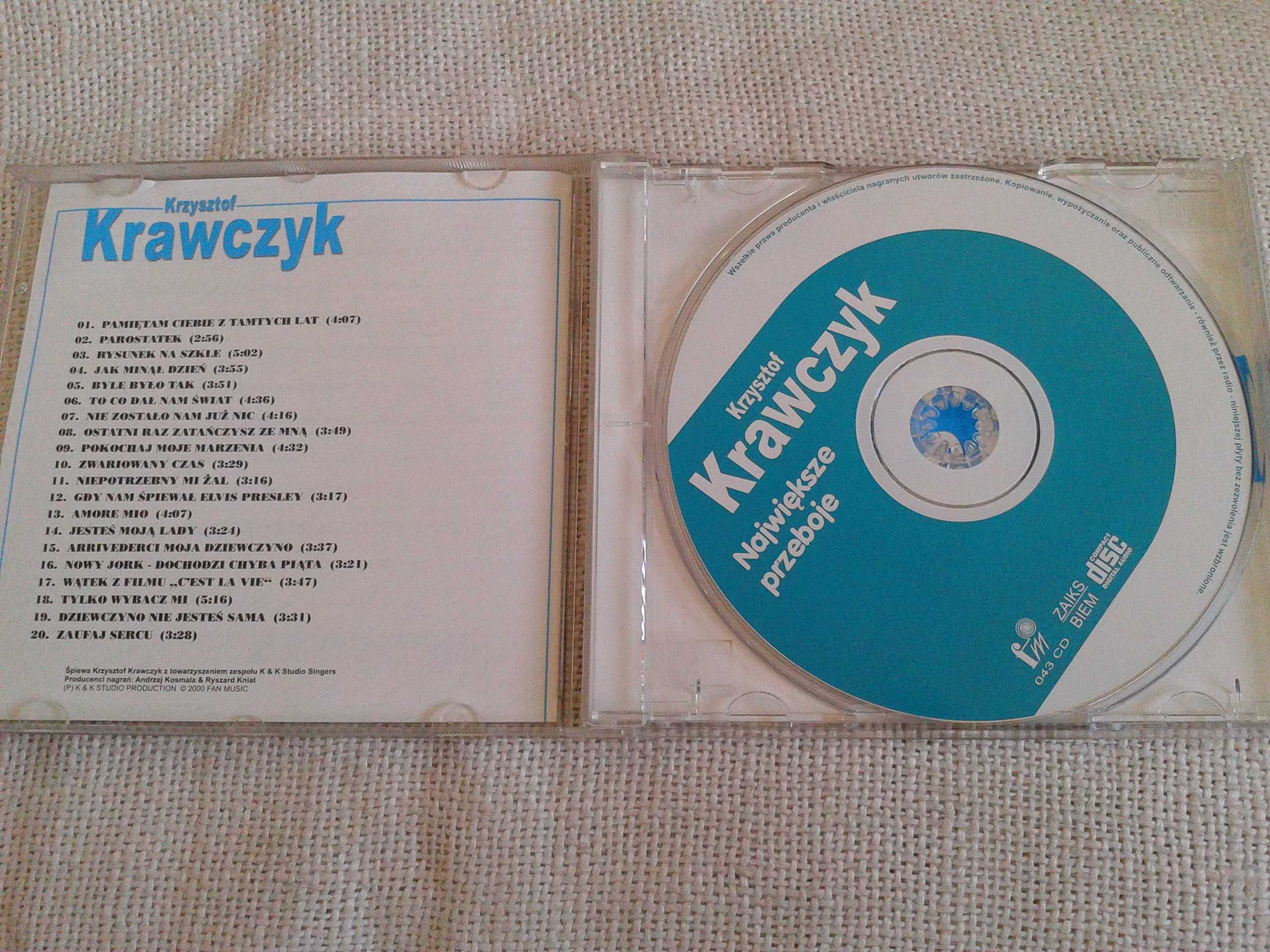 Krzysztof Krawczyk - Największe przeboje  CD