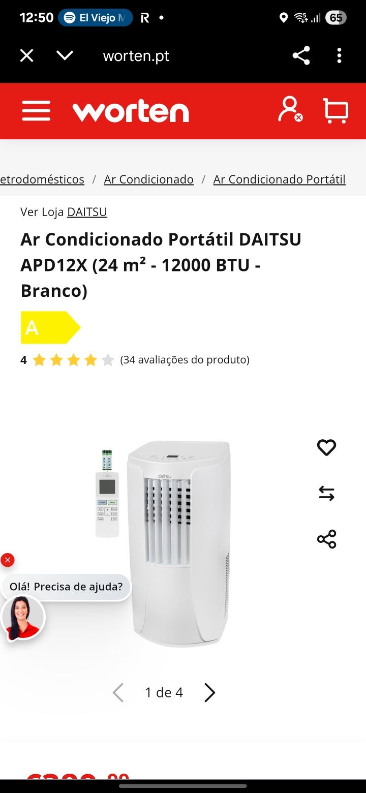 Ar condicionado Daitsu