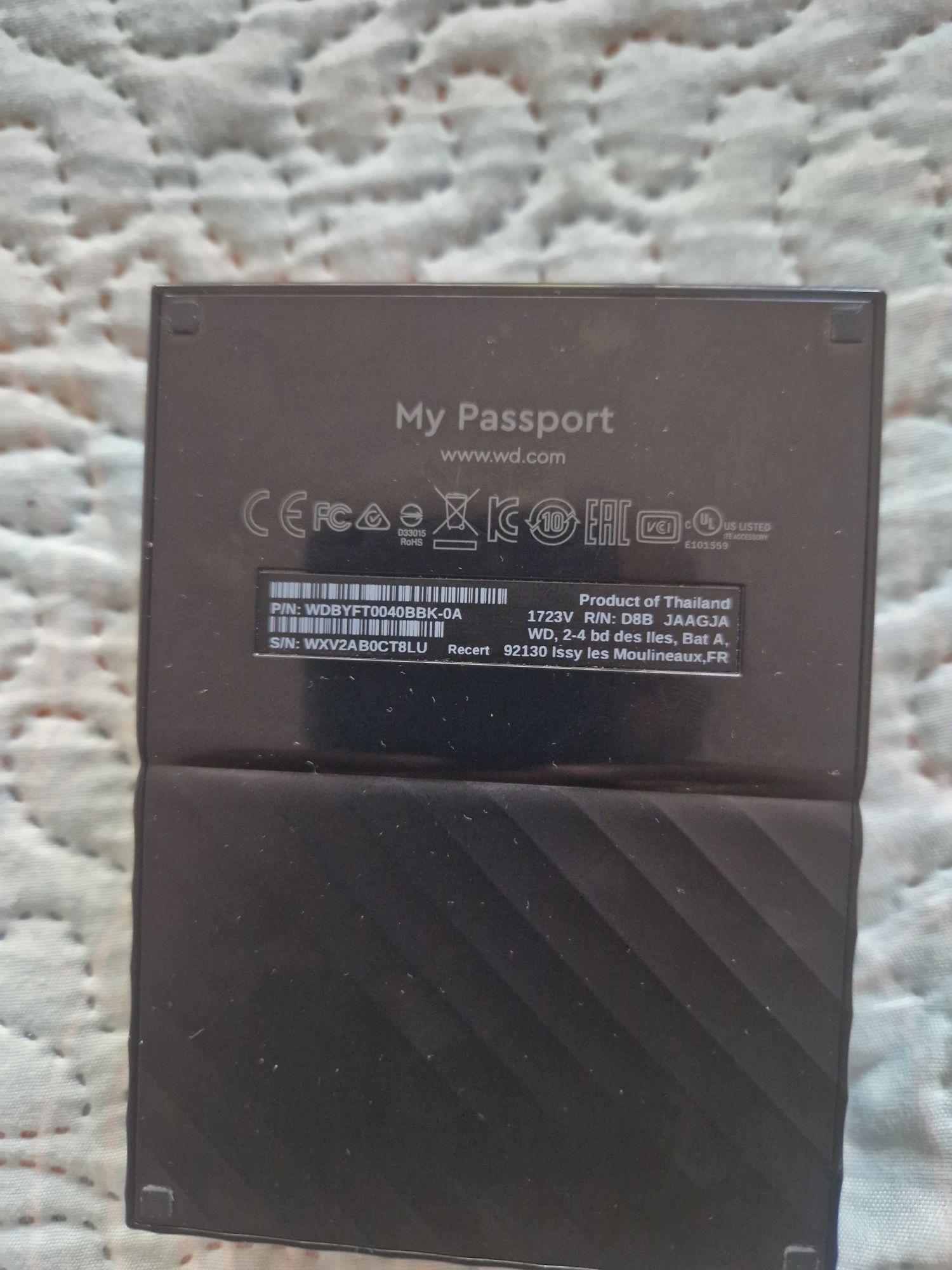 Passport disco externo