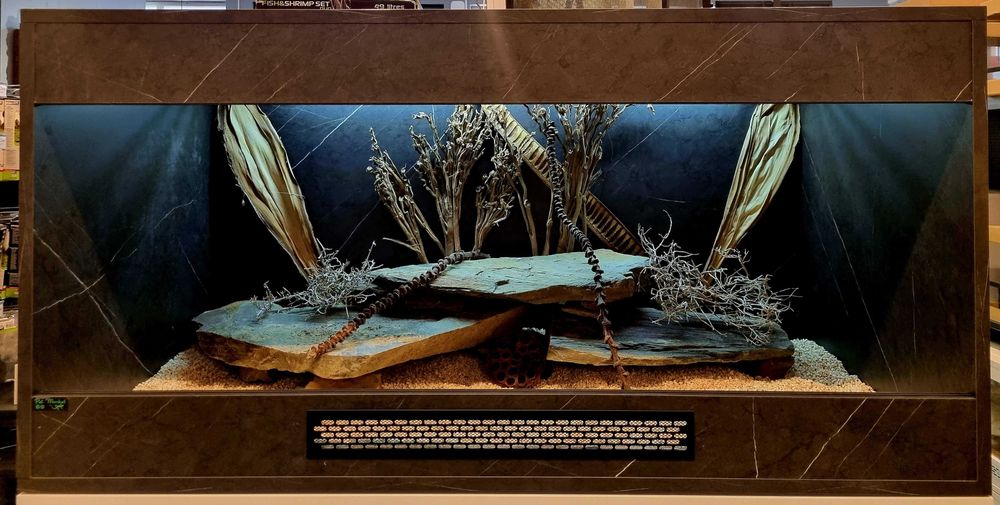 Terrarium 120x60x60 dla agamy gekona legwana jaszczurki węża żółwia