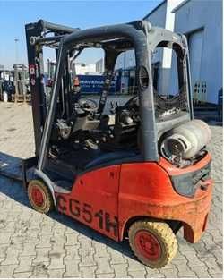 Wózek widłowy używany Linde H16T przesuw boczny Triplex