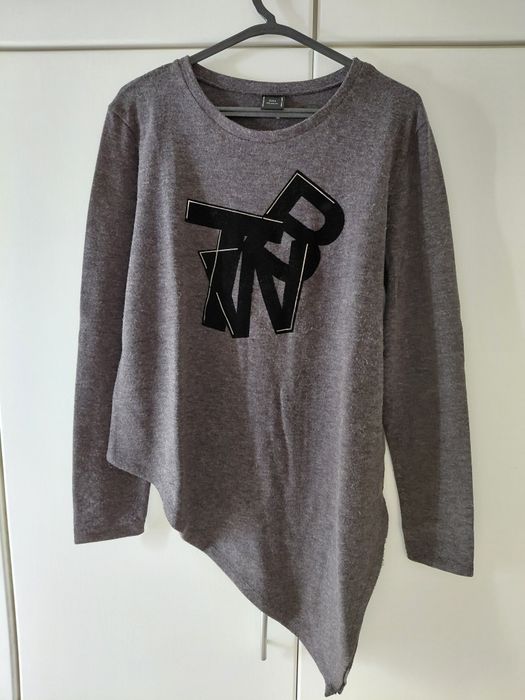 Camusola cinza de lã