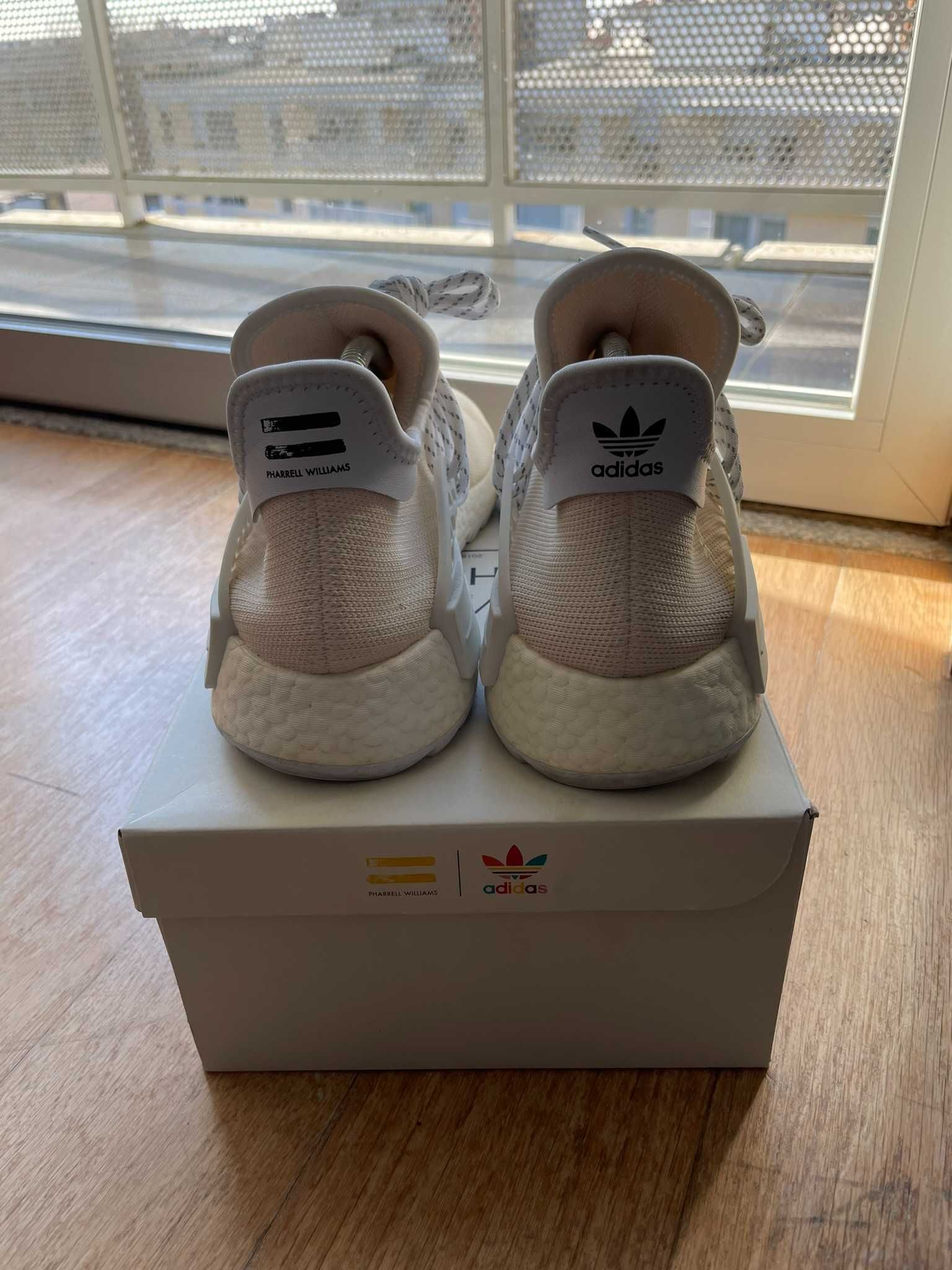 adidas Human Race NMD Pharrell Blank Canvas EU 40.5 US 7.5