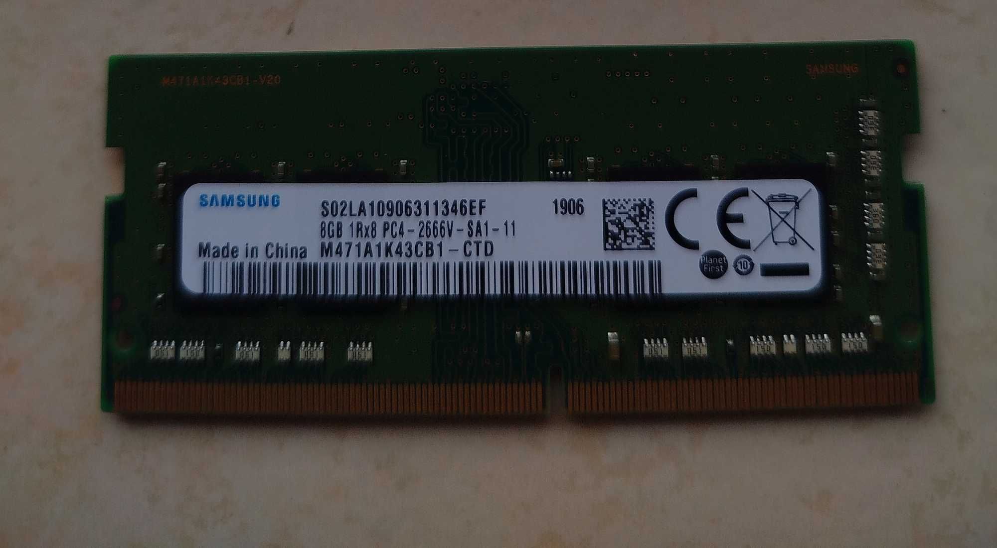 DDR4 16GB (2x8) Samsung 2400mhz do laptopa