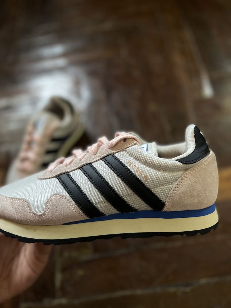 Кроссовки сетка и замша adidas haven оригинал размер 38