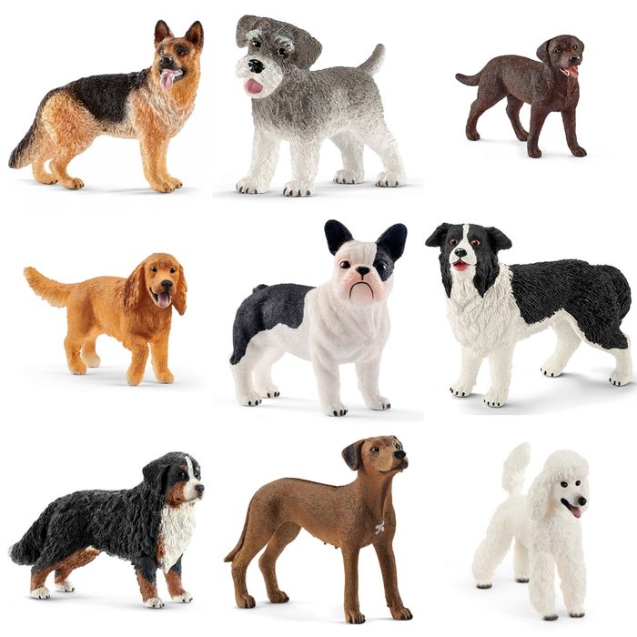 Фигурки собак Schleich (Шляйх), PAPO, CollectA