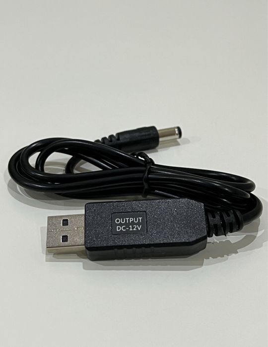 Кабель живлення для WIFI роутера від павербанка DC USB 5v-9v , 5v-12v