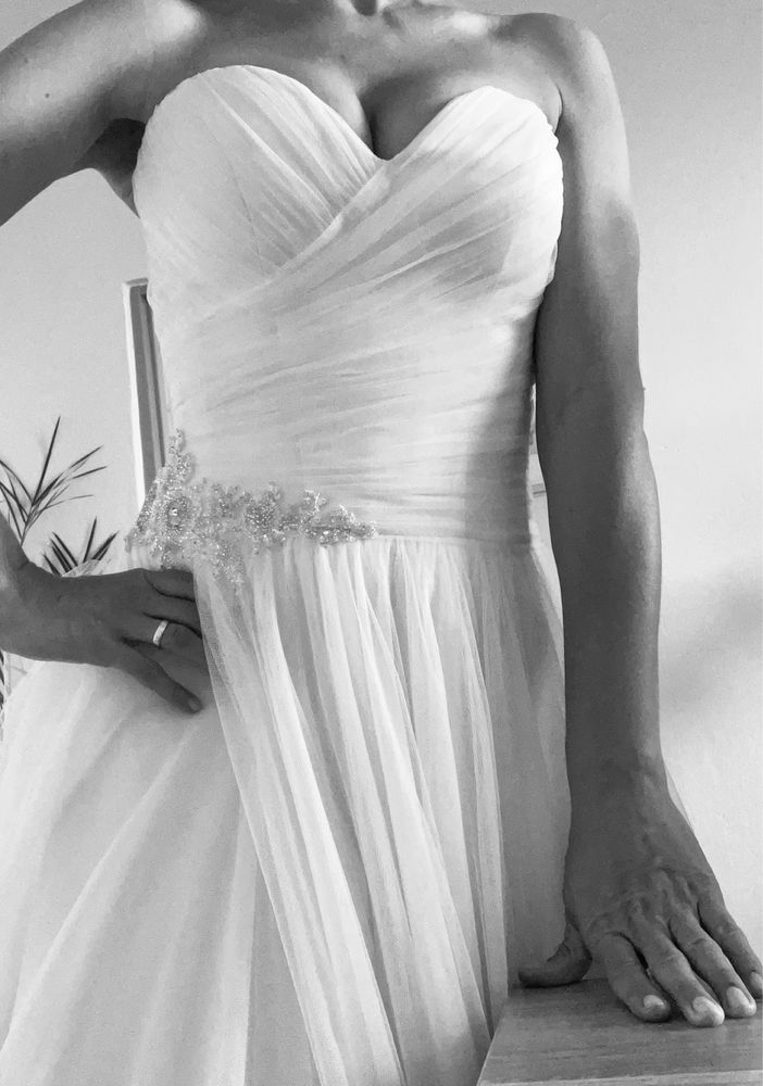 Suknia ślubna biała Vanilla Sposa r. S/M