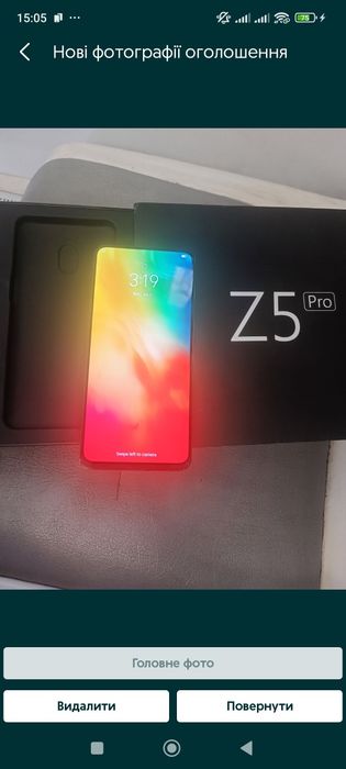 Lenovo Z5 Pro 6/64GB працює з нюансами на  запчастини не   планшет