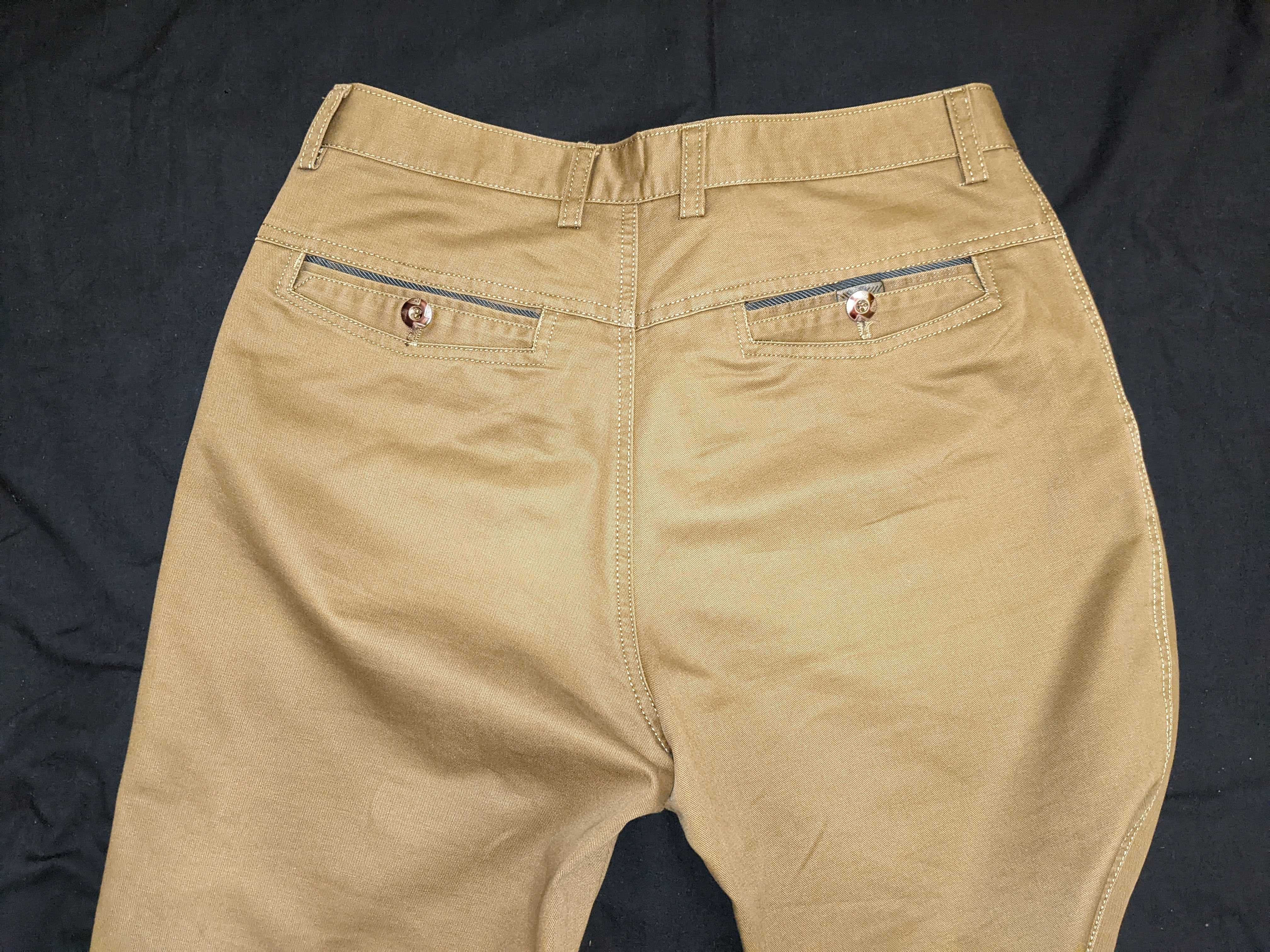 Штани casual chinos коричневі W32 нові