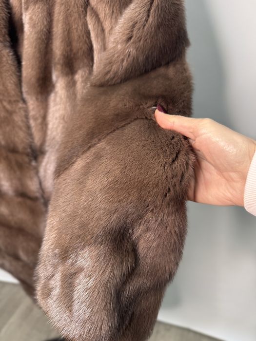 Роскішна норкова шуба