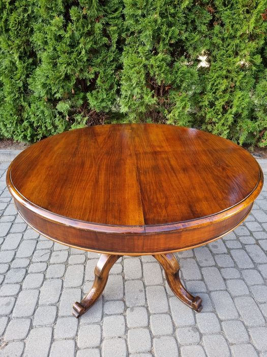 Piękny! Okrągły! Rozkładany! Stół! Jadalniany!