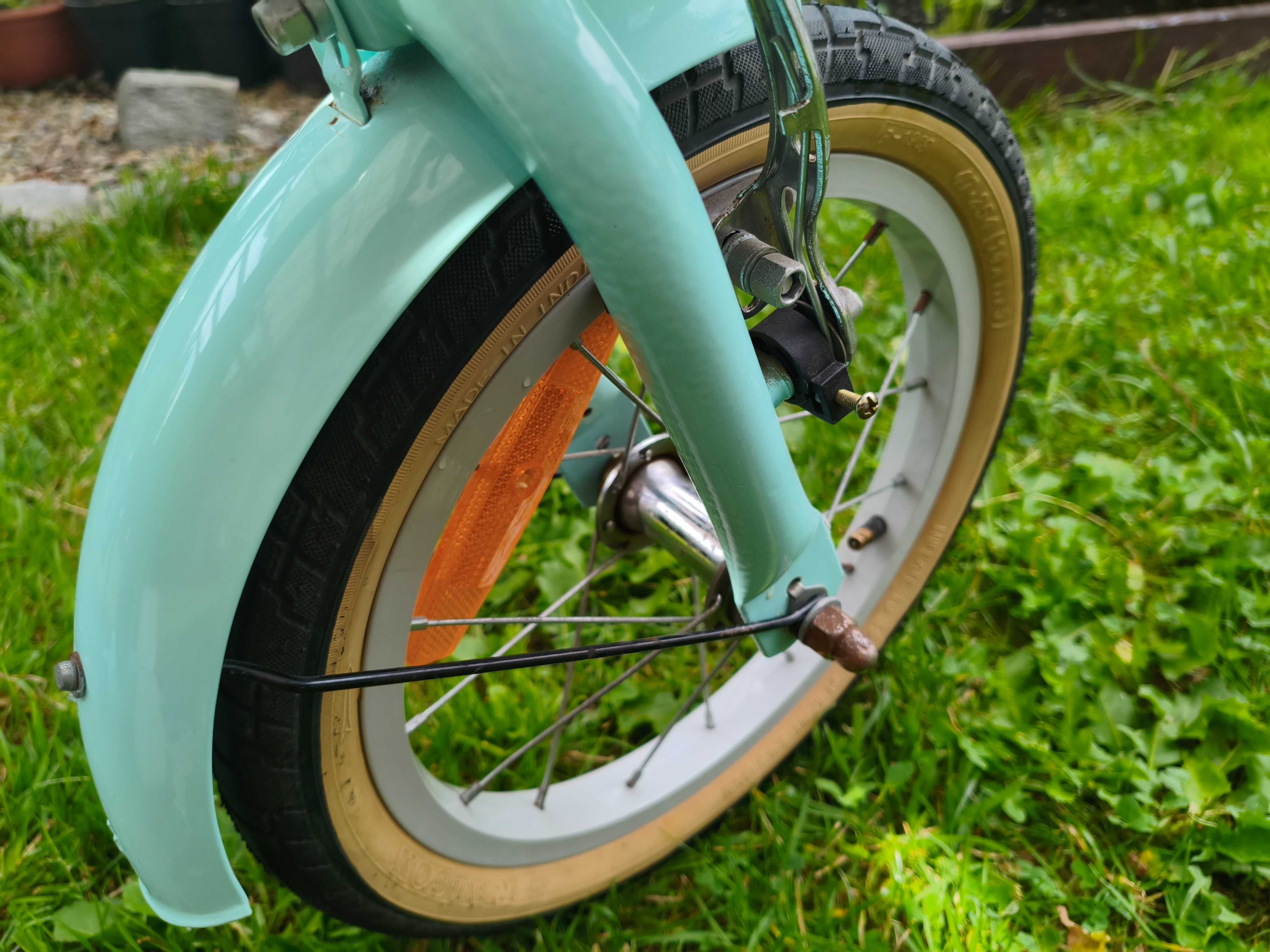 Rower dziecięcy Sun baby Heart Bike 14 cali dla dziewczynki Miętowy
