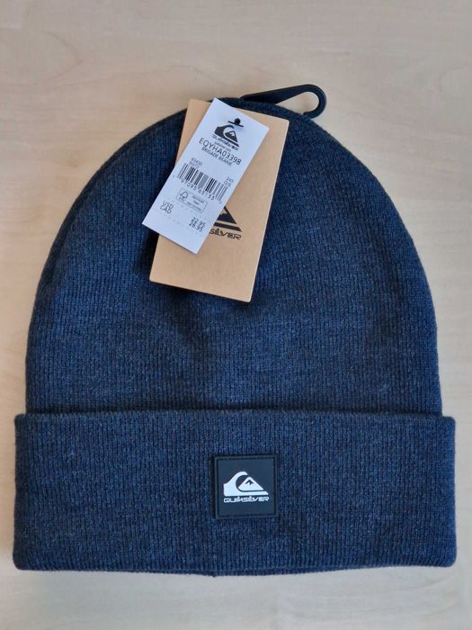 Nowa czapka męska Quiksilver Brigade Beanie granatowa