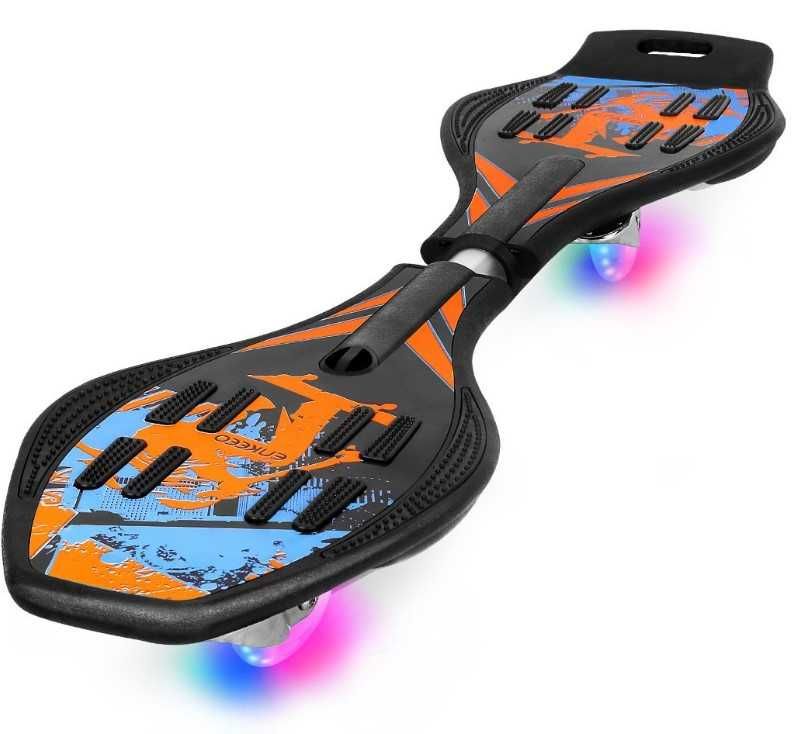 NOWA Deskorolka ENKEEO WAVEBOARD,Caster Board;świecące kółka LED;2 szt
