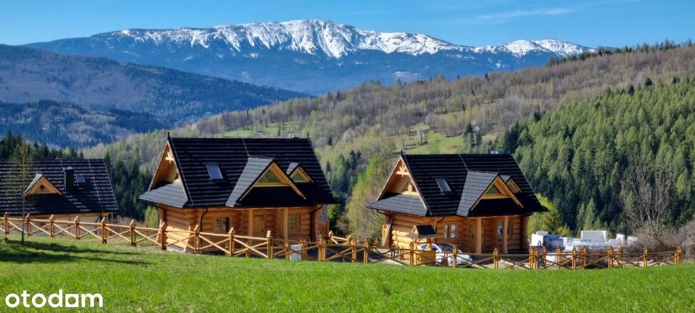 2 Domy w górach z bala Zawoja - WYKOŃCZONE