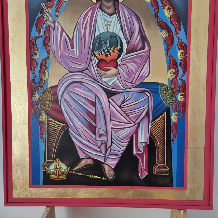 obraz olejny Deus Omnipotents - kopia znanej ikony