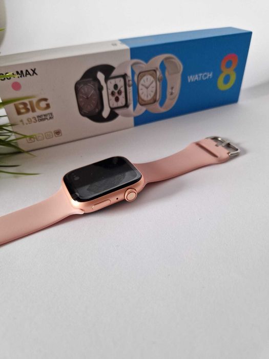 Smartwatch różowy nowy