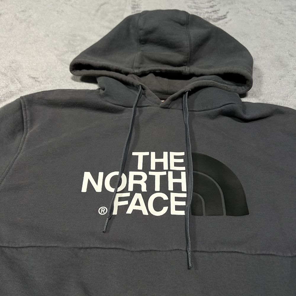 Bluza The North Face szara big logo print