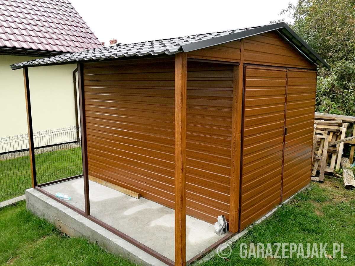 Garaż blaszany popielaty 6x5 , dowolny kolor ,dowolny wymiar,garaże