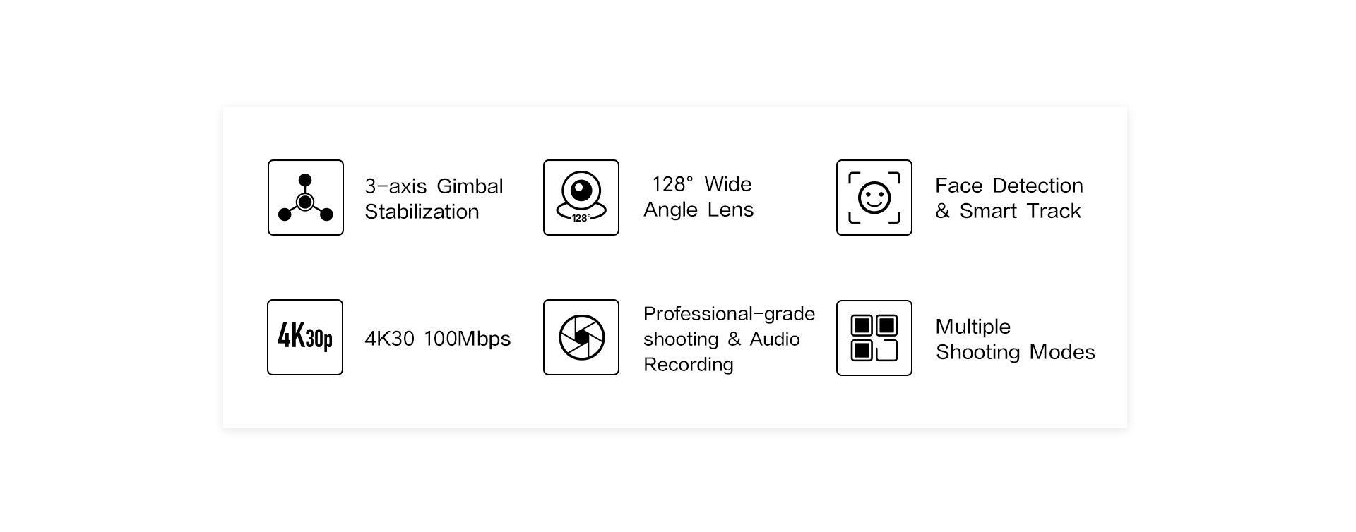 Câmera gimbal Fimi Palm 2 Pro