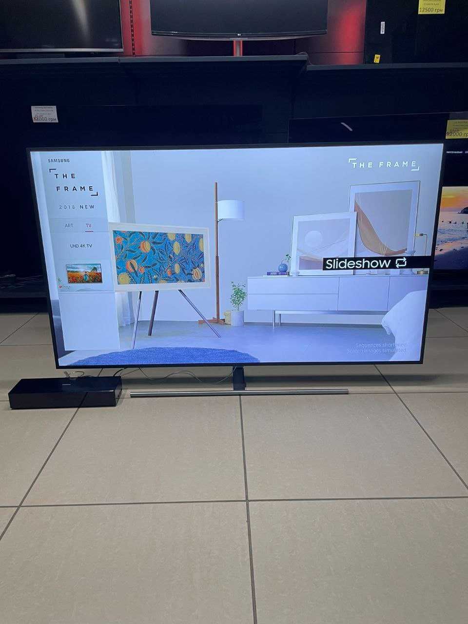 65" 120Гц 4K SAMSUNG FRAME СабвуферСмартУкраїнський 65LS03N зНімеччини
