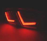 FAROLINS TRASEIROS PARA SEAT LEON 1P 09-12 LIGHT BAR VERMELHO FUMADO