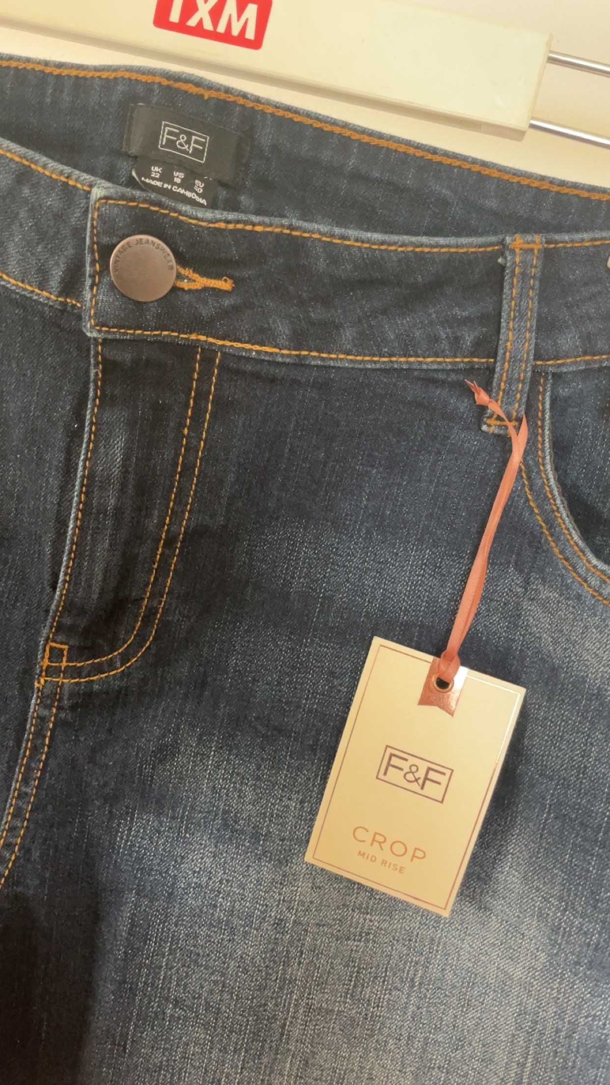 F&F jeansy damskie rozmiar 50