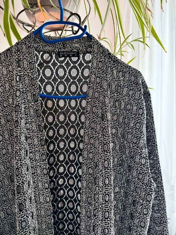 Sweter kardigan Rozmiar XL szary