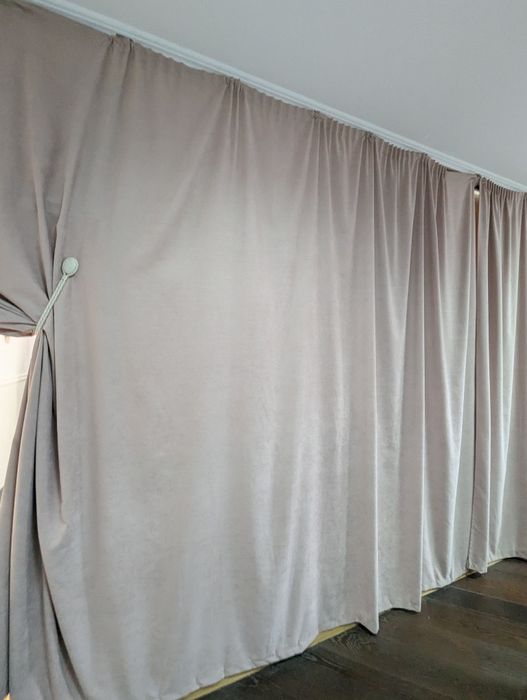 Штори блекаут колір пудра