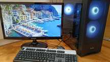 Zestaw do gier , 24 RAM , I5 , SSD , stan B.DOBRY .