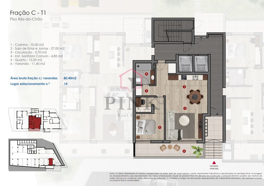 Apartamento no Skyline Residence - T1 em Machico