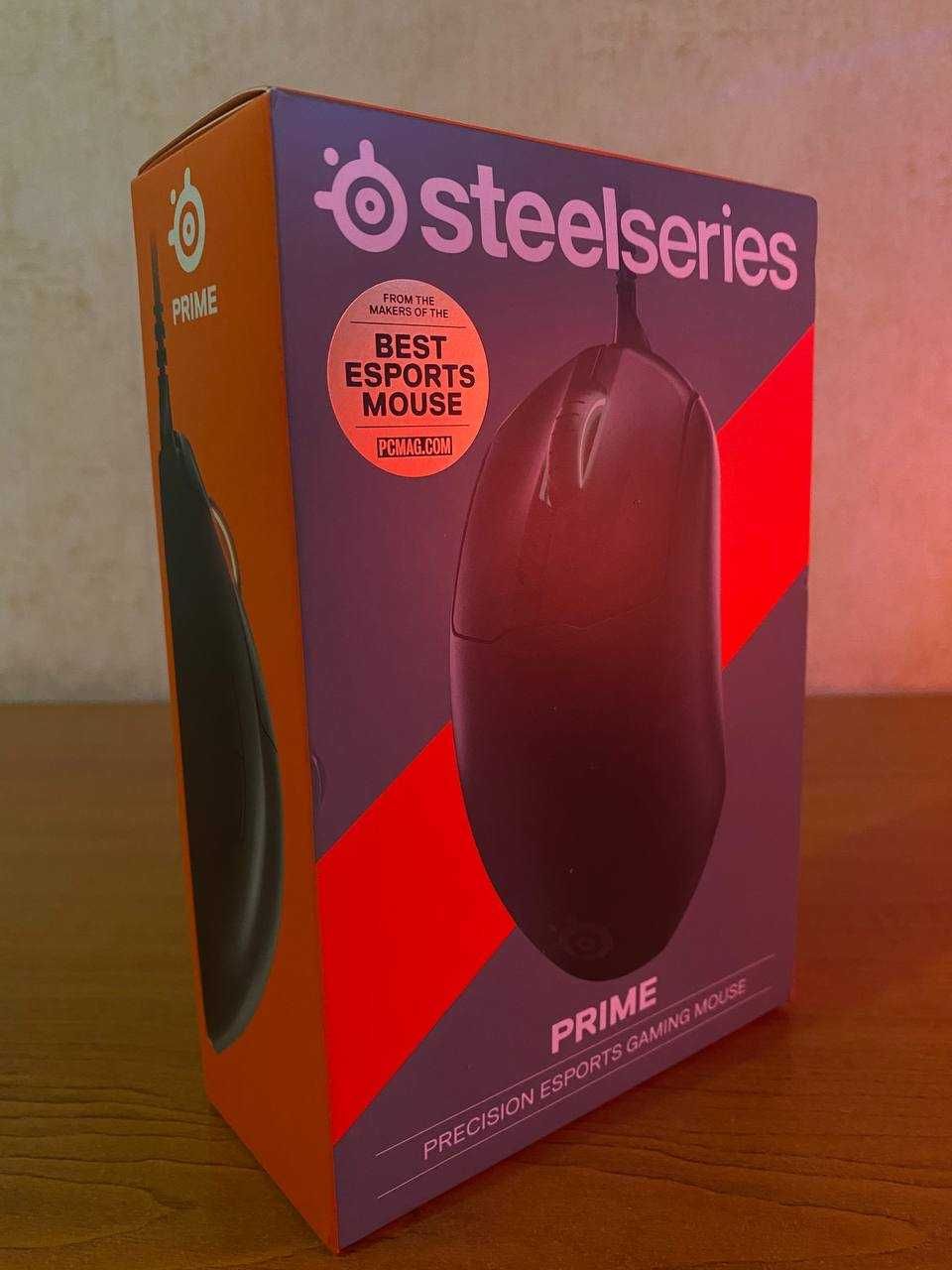 Новенька Мишка SteelSeries Prime Black (62533) куплена в Америці