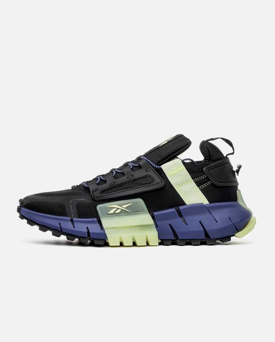 Мужские кроссовки Reebok Zig Kinetica Black Violet. Размеры 41-45