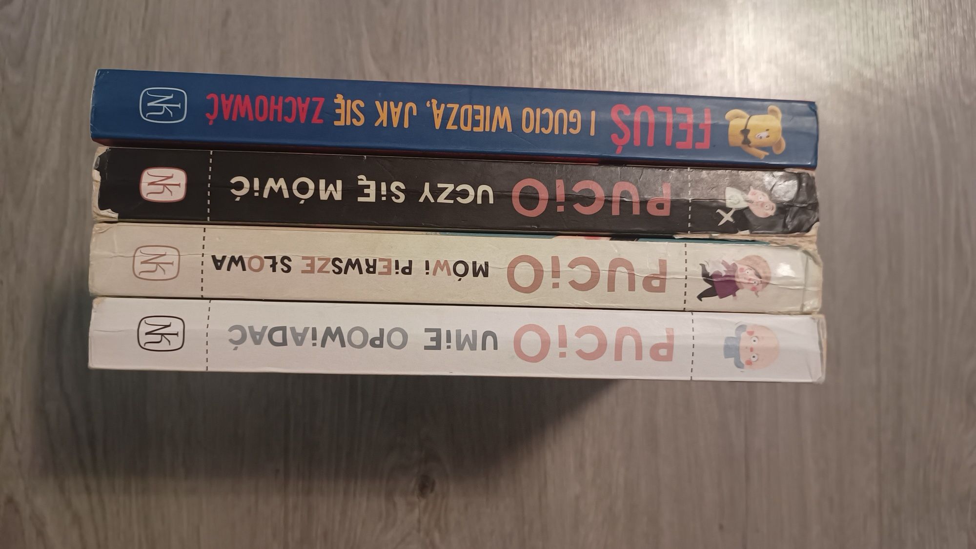 Książki Pucio 3 szt. i Feluś i Gucio 1 szt.