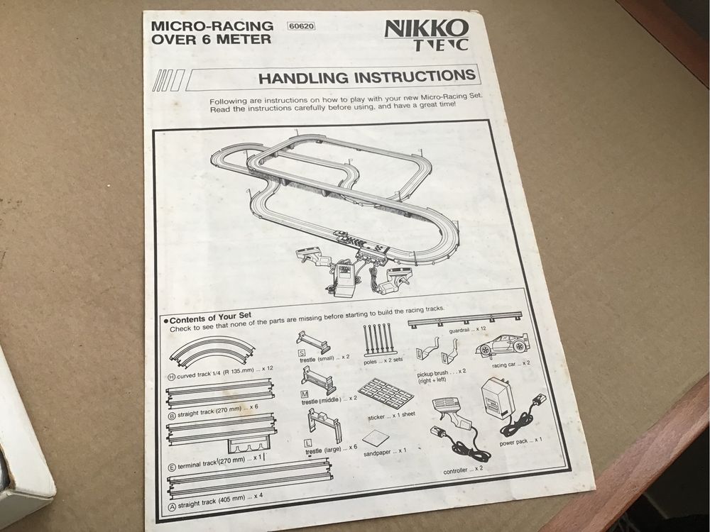 Pista carros nikko micro racing