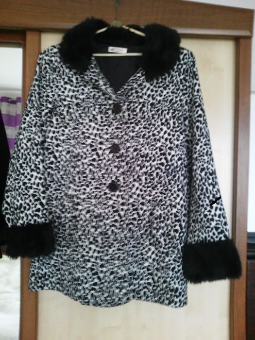 płaszcz lekki, kurtka panterka H&M S-M