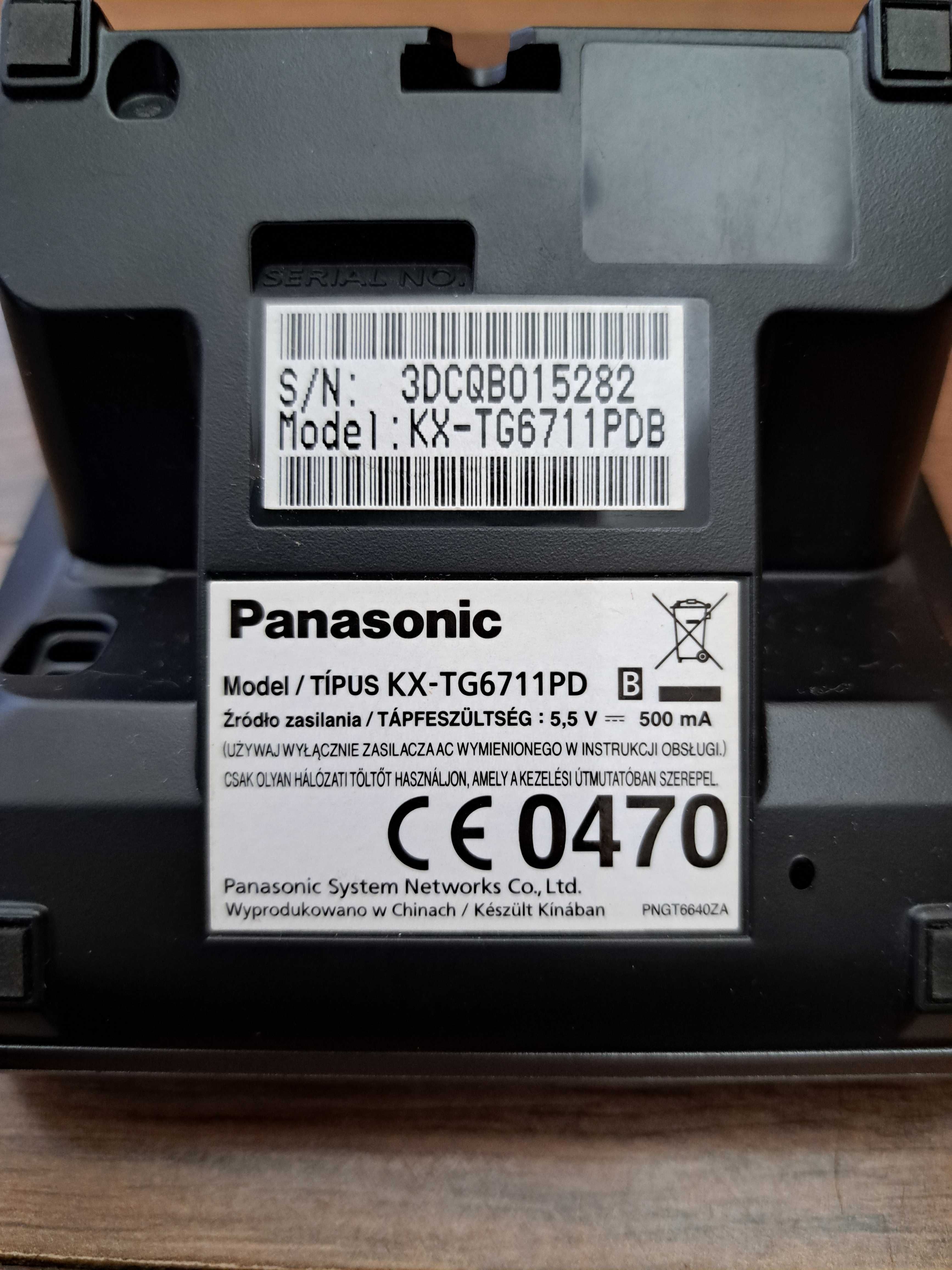 Stacja dokująca Panasonic  Tipus KX-TG6711PD