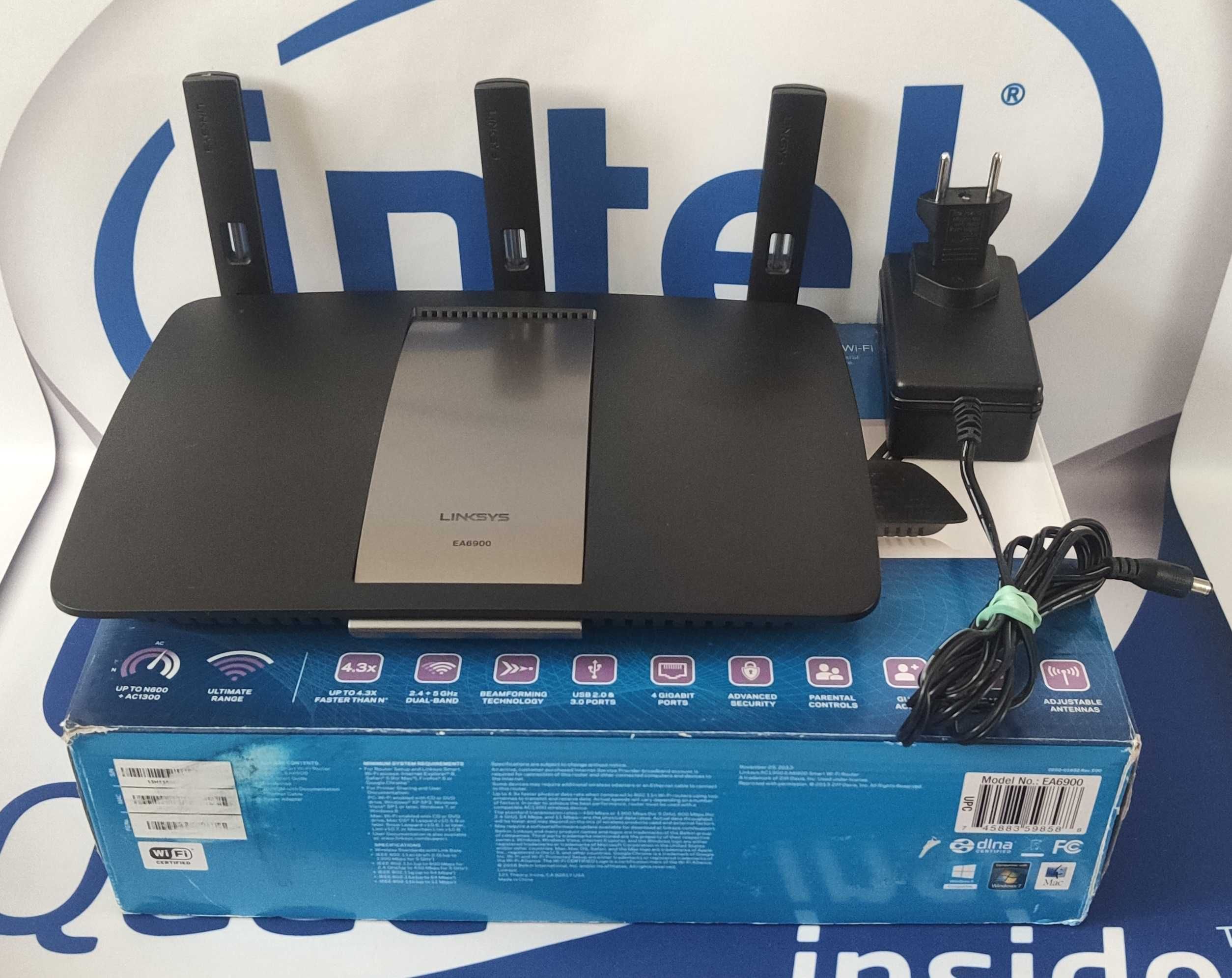 Linksys EA6900 дводіап гігабіт WIFI роутер. Гар.