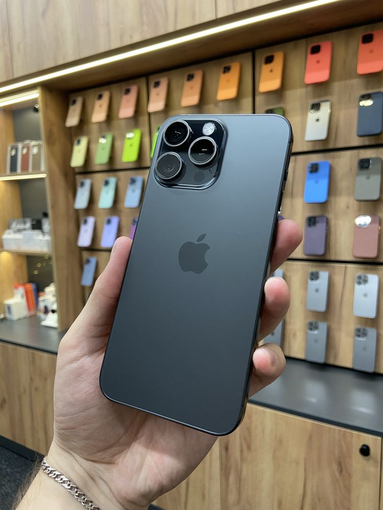 iPhone 15 Pro Max 256Gb Black Titanium Unlock Ідеальний з Гарантією