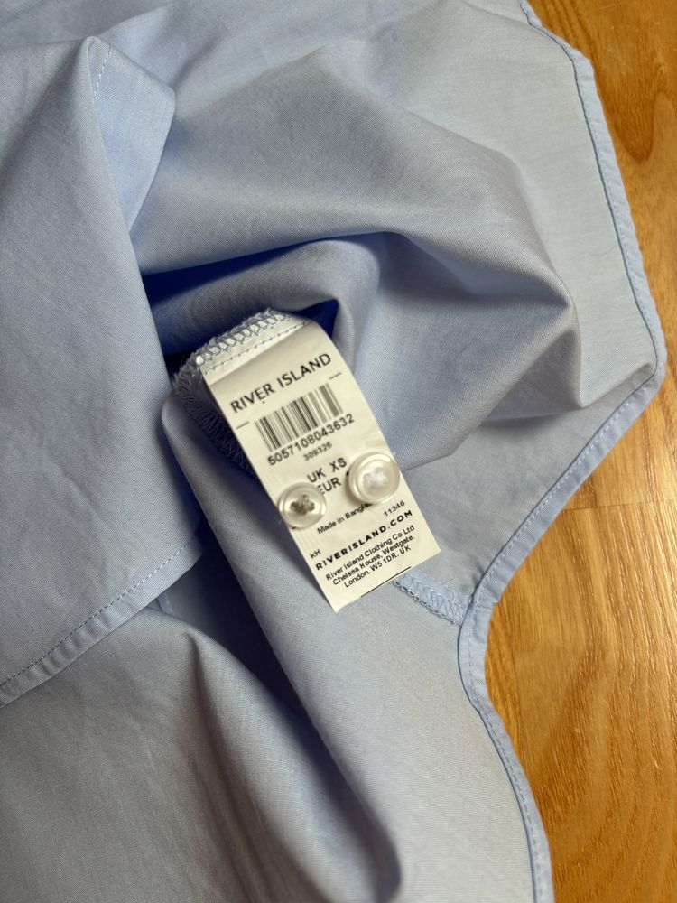 koszula męska jasnoniebieska błękitna elegancka River Island
