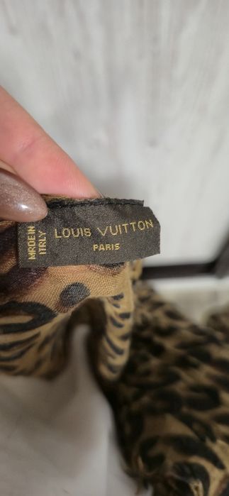 Палантин леопардовий Louis Vuitton