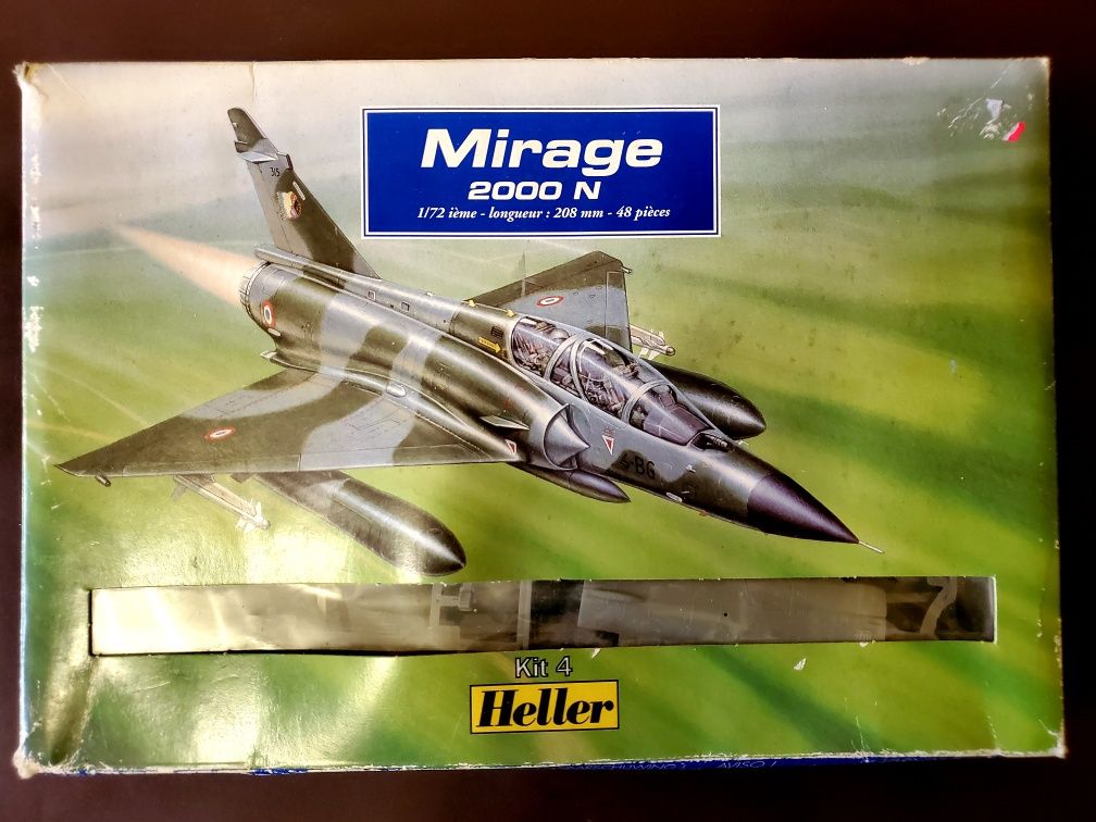 Самолет Модель Mirage 2000N Heller, новая
