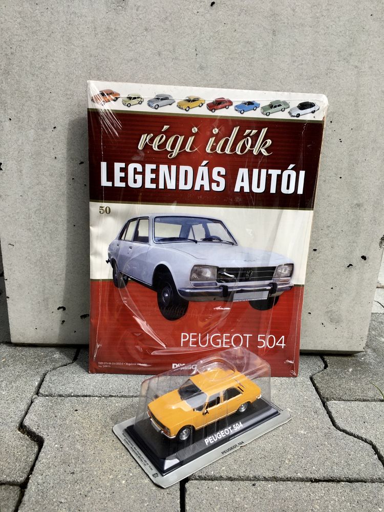 Kolekcjonerski PEUGEOT 504-auta PRL,model,autka,kolekcja,zabytek