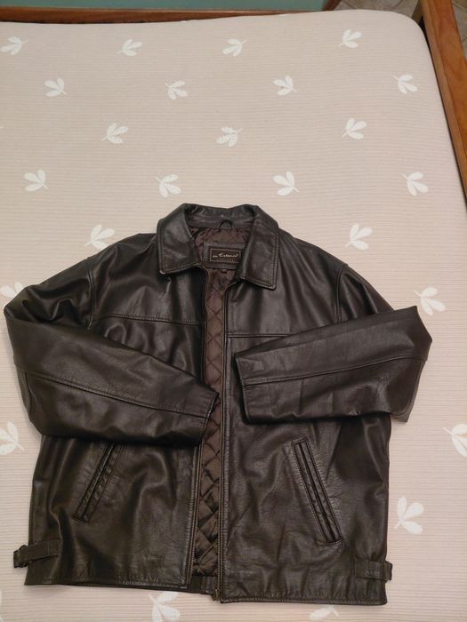 Casaco pele genuína novo