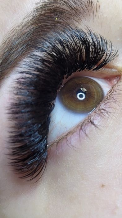 Нарощування вій Бородинський Наращивание ресниц Запорожье