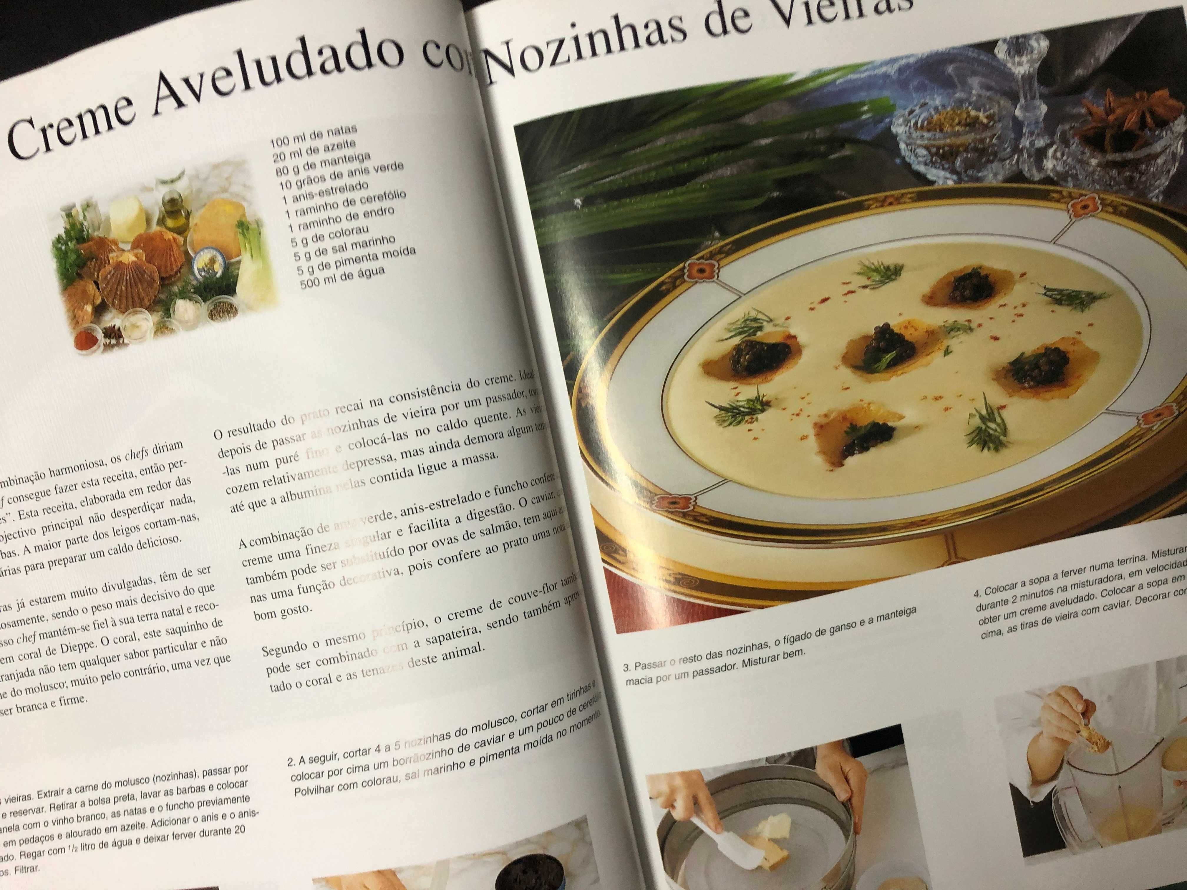 À Mesa com os Chefes Europeus - Dois Livros de culinária